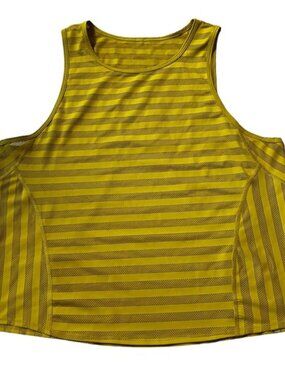 Lululemon Off and Running Tank Top Honeycomb Yellow